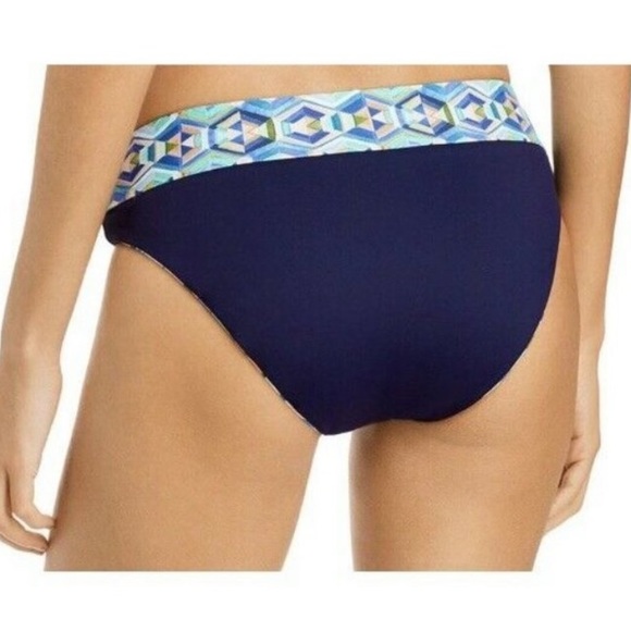 La Blanca Riviera Reversible multicolor Hipster bikini bottom Nwt 16 - Picture 14 of 14